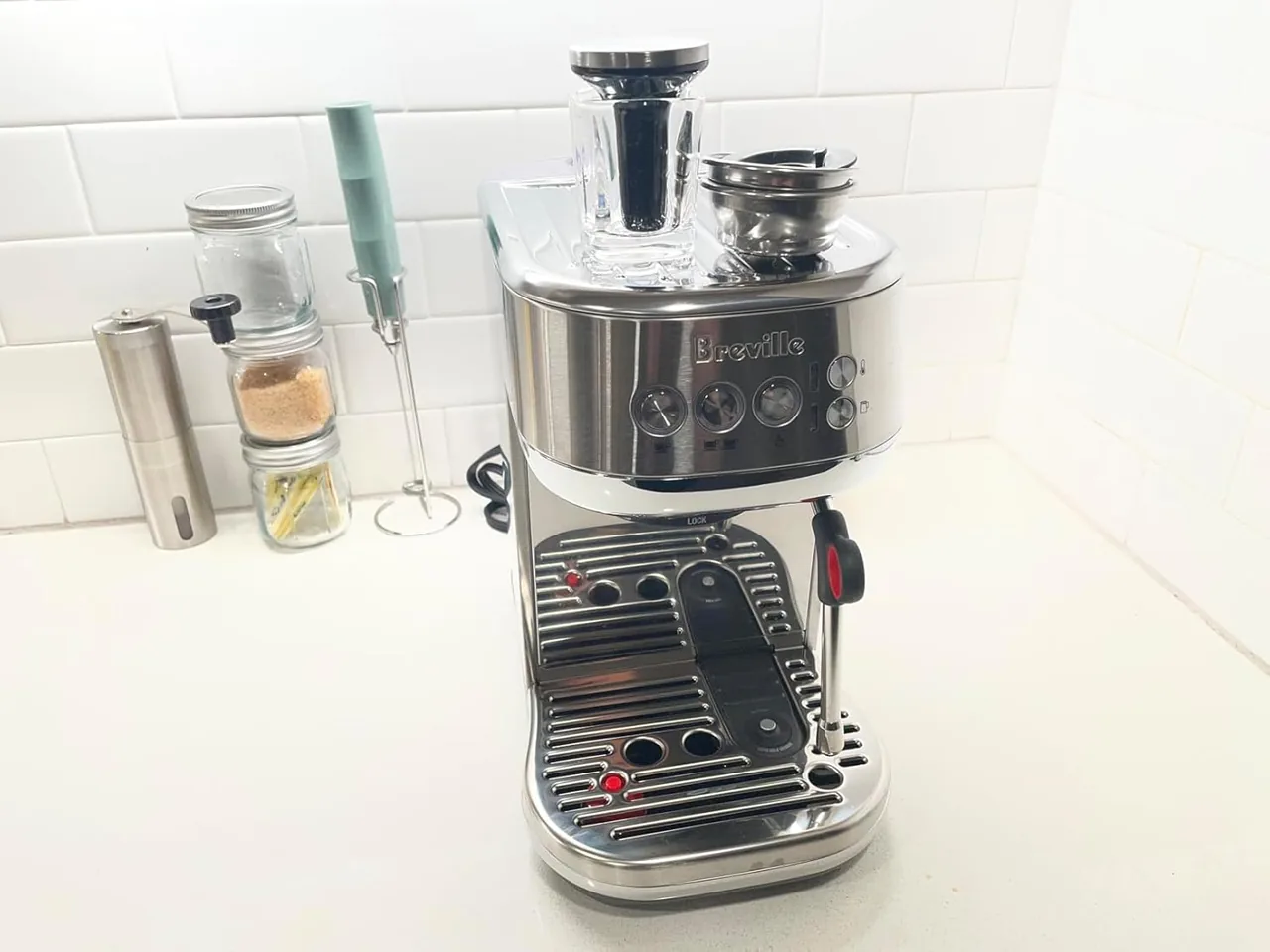 I’ve used the Breville barista w the bean grinder incorporated and now am using the Bambino.I lik...