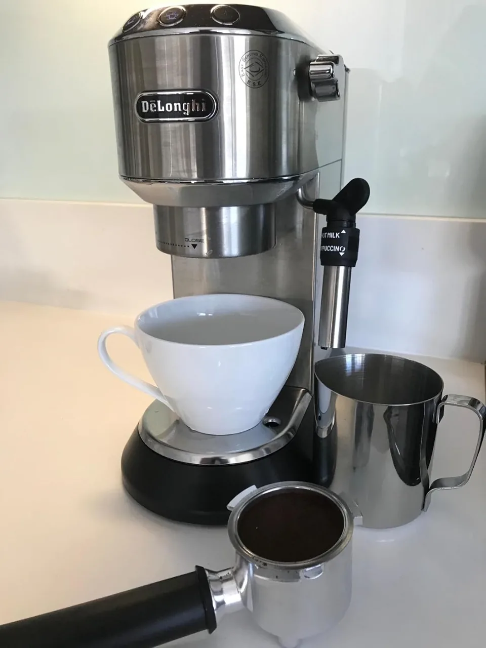 I absolutely love this espresso maker!  I easily use it two to three times a day.  It is not that...